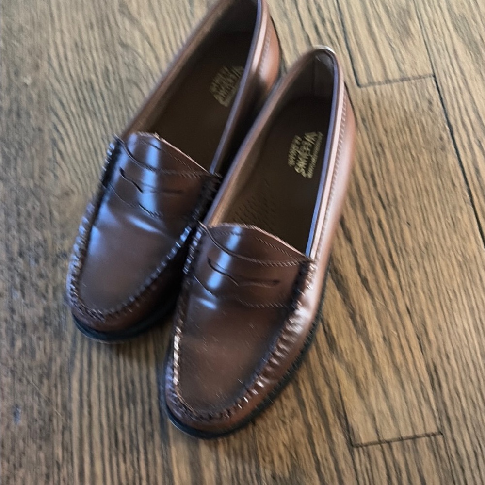 Classic Brown Leather Loafers